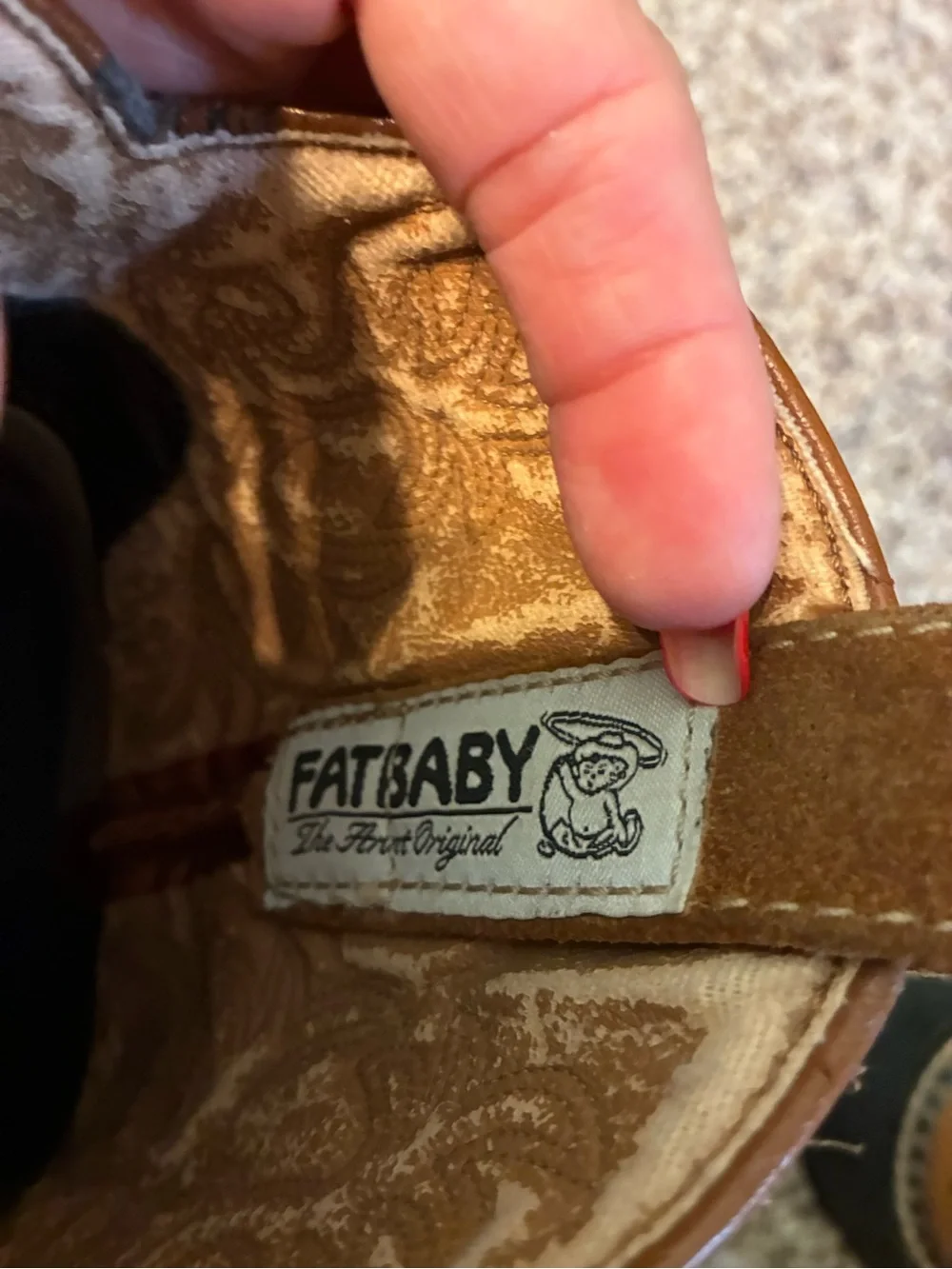 Ariat Tan Embroidered Leather Western Boot (FatBaby)
